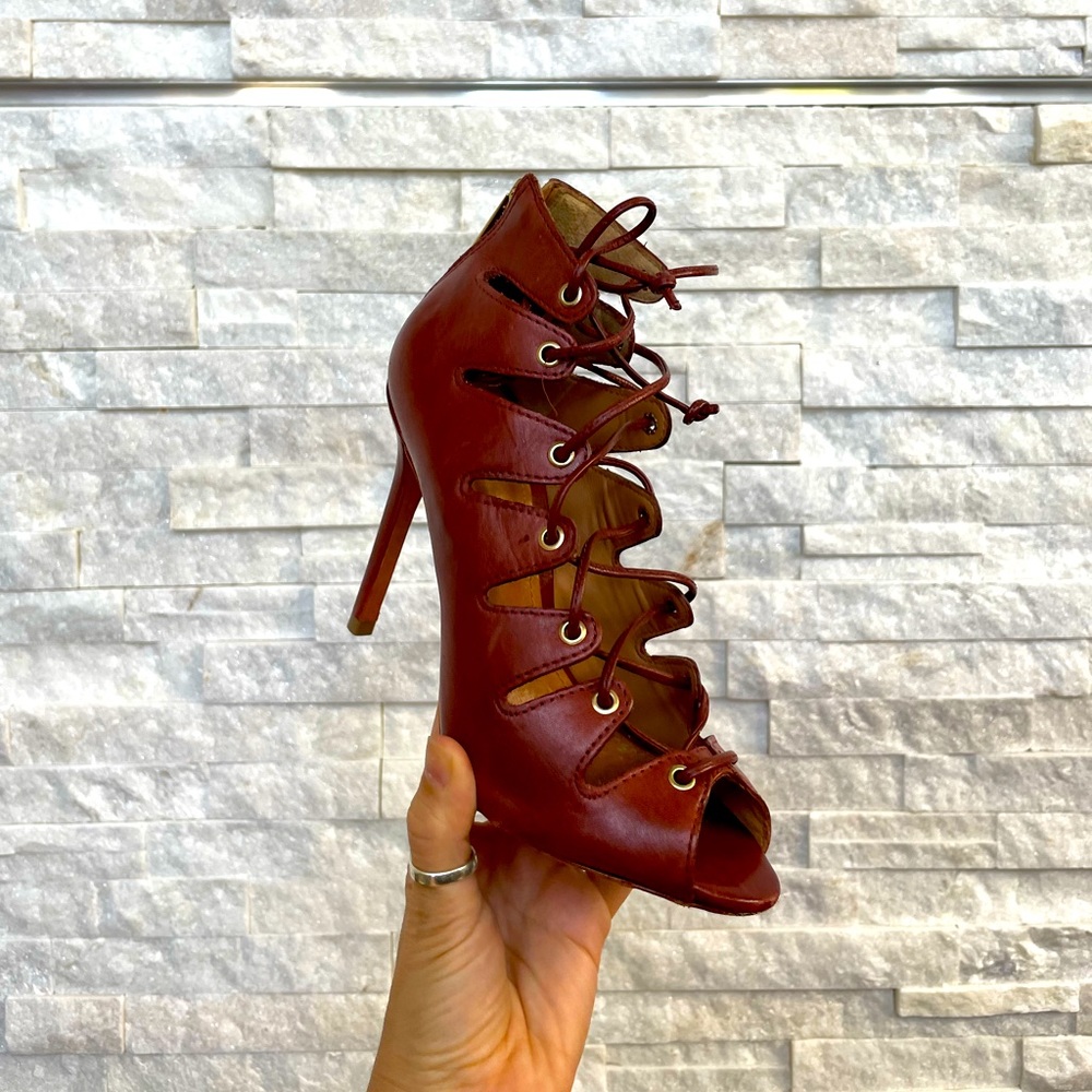 SCHUTZ “Slate” Lace-up Heel